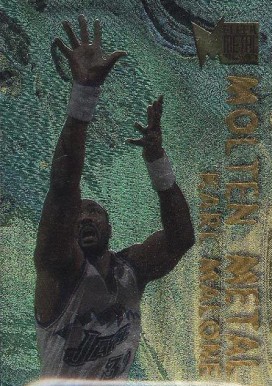 1996 Metal Molten Metal Karl Malone #20 Basketball Card