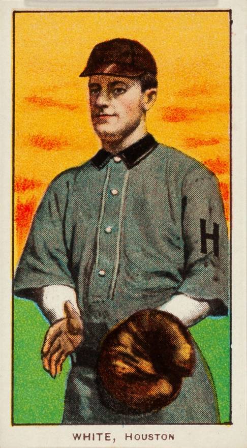 1909 White Borders Piedmont 350  White, Houston #506 Baseball Card