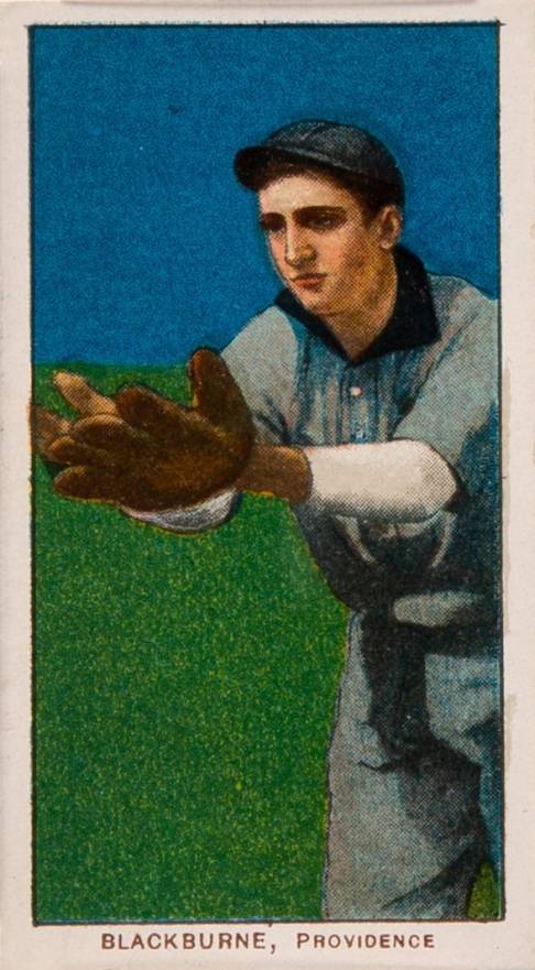 1909 White Borders Piedmont 350  Blackburne, Providence #42 Baseball Card