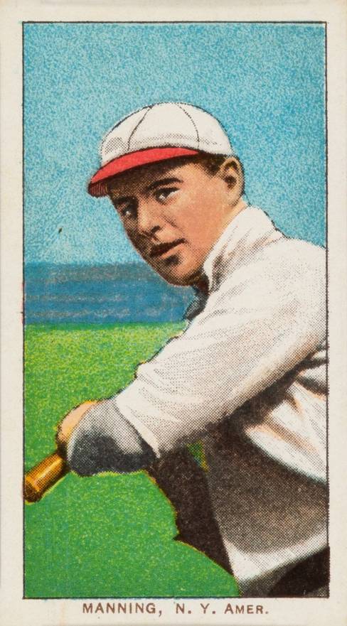 1909 White Borders Piedmont 350  Manning, N.Y. Amer. #301 Baseball Card