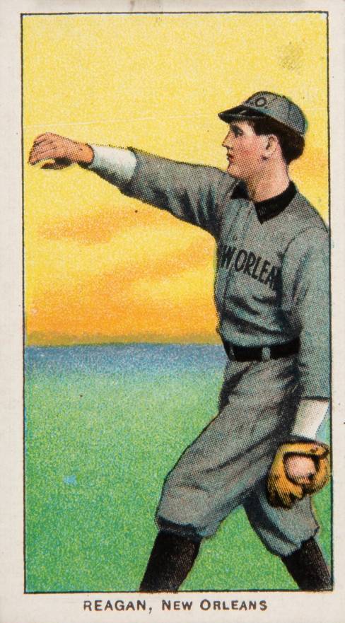 1909 White Borders Piedmont 350  Reagan, New Orleans #405 Baseball Card