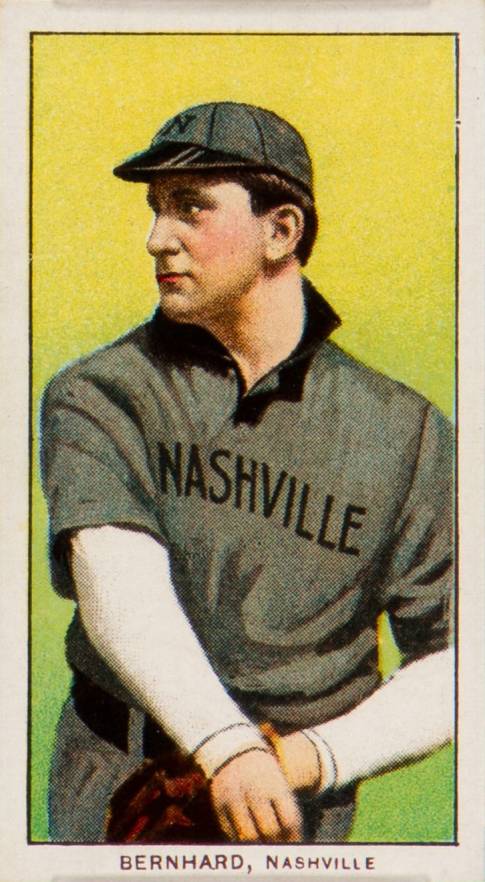 1909 White Borders Piedmont 350  Bernhard, Nashville #38 Baseball Card