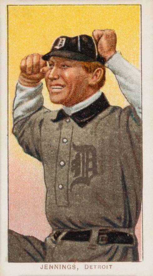 1909 White Borders Piedmont 350  Jennings, Detroit #233 Baseball Card
