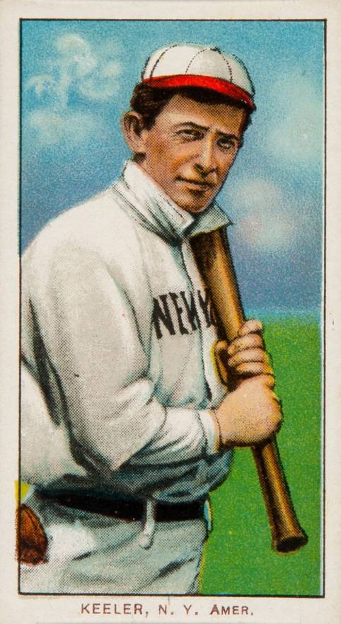 1909 White Borders Piedmont 350  Keeler, N.Y. Amer. #248 Baseball Card