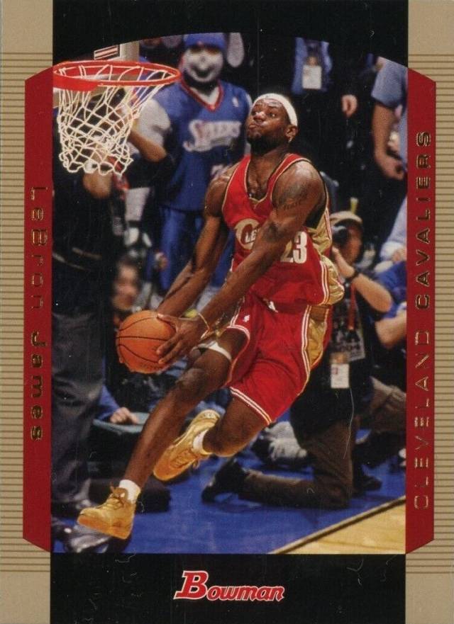2004 Bowman LeBron James #23 Basketball Card