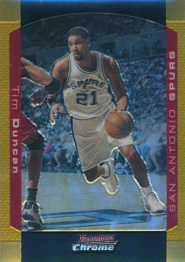 2004 Bowman Tim Duncan #12 Basketball Card