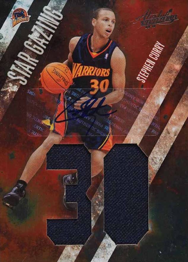 2009 Panini Absolute Memorabilia Star Gazing Stephen Curry #10 Basketball Card