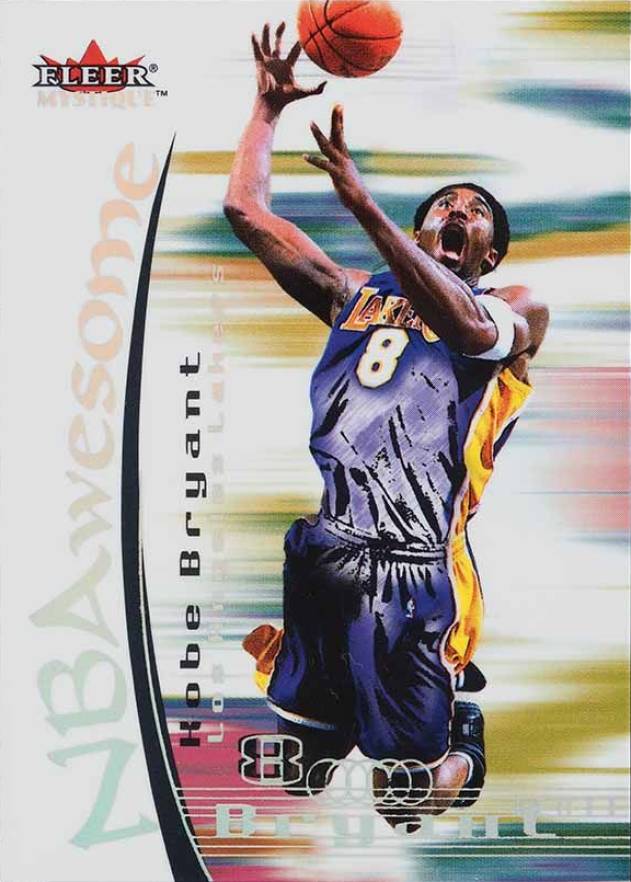 2000  Fleer Mystique NBAwesome Kobe Bryant #3 Basketball Card