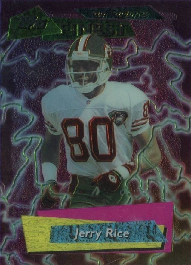 1995 Finest Fan Favorite Jerry Rice #FF14 Football Card