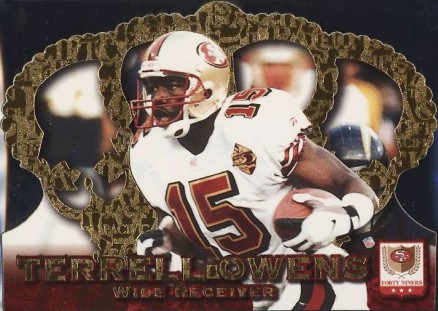 1996 Pacific Crown Royale Terrell Owens #39 Football Card