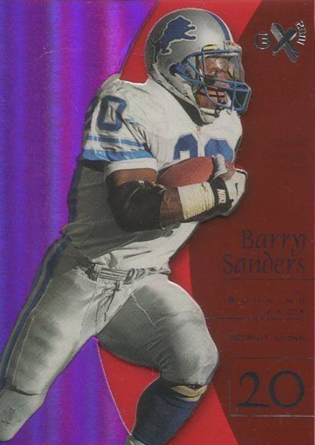 1998 Skybox E-X2001 Barry Sanders #5 Football Card