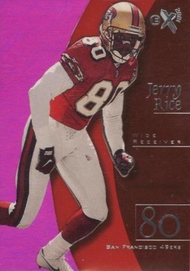 1998 Skybox E-X2001 Jerry Rice #7 Football Card