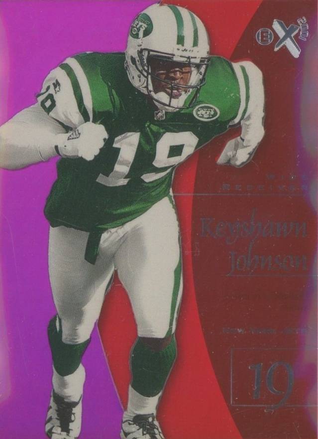 1998 Skybox E-X2001 Keyshawn Johnson #19 Football Card