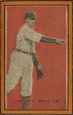 1911 Baseball Bats Johnson, Wash. Am. #28 Baseball Card