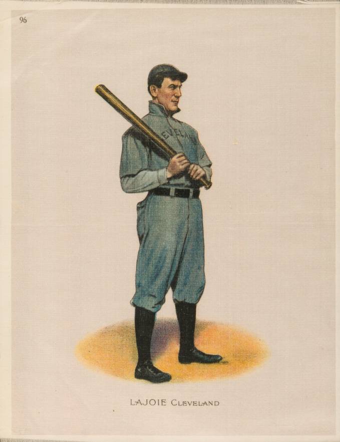 1912 Helmar Silks Nap Lajoie #96 Baseball Card