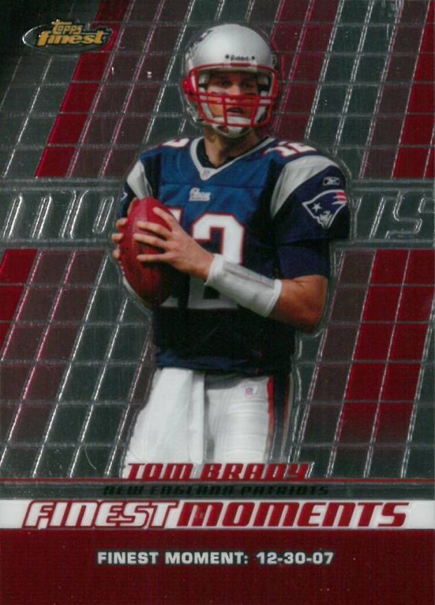 2008 Finest Moments Tom Brady #FM-TB Football Card