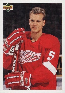 1991 Upper Deck Niklas Lidstrom #584 Hockey Card