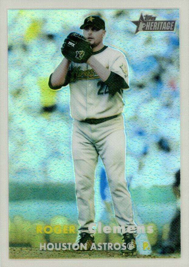 2006 Topps Heritage Chrome Roger Clemens #30 Baseball Card