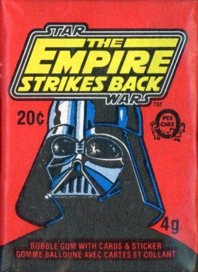 1980 Star Wars Empire Strikes Back Wax Pack #WP-1 Non-Sports Card