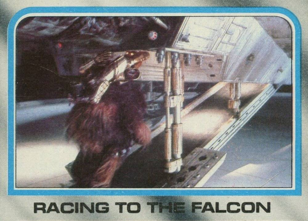 1980 Star Wars Empire Strikes Back Racing to the Falcon #185 Non-Sports Card