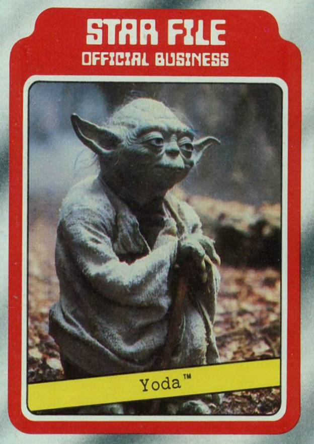 1980 Star Wars Empire Strikes Back Yoda #9 Non-Sports Card