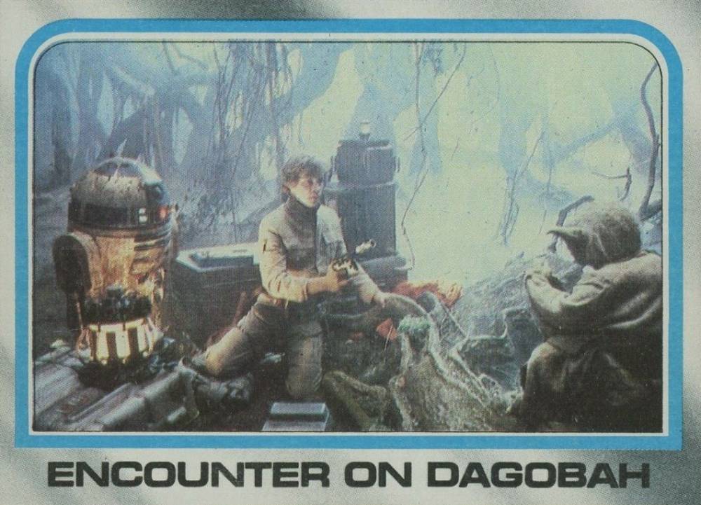 1980 Star Wars Empire Strikes Back Encounter on Dagobah #242 Non-Sports Card