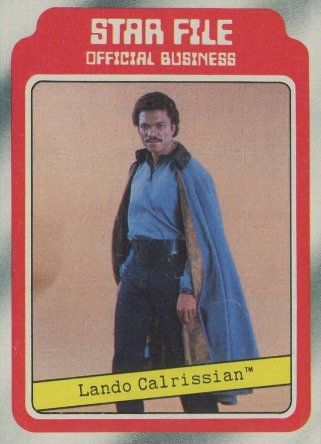 1980 Star Wars Empire Strikes Back Lando Calrissian #8 Non-Sports Card
