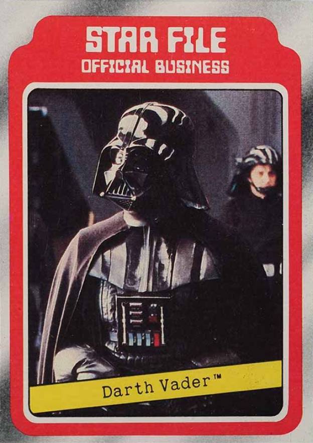 1980 Star Wars Empire Strikes Back Darth Vader #10 Non-Sports Card