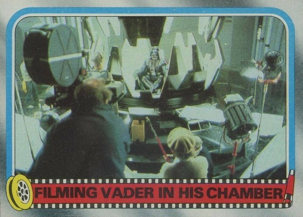 1980 Star Wars Empire Strikes Back Filming Vader in #256 Non-Sports Card