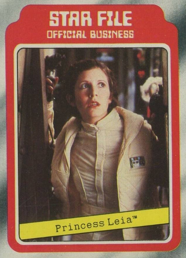 1980 Star Wars Empire Strikes Back Leia Organa #3 Non-Sports Card