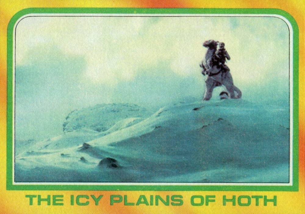 1980 Star Wars Empire Strikes Back The Icy Plains of Hoth #325 Non-Sports Card