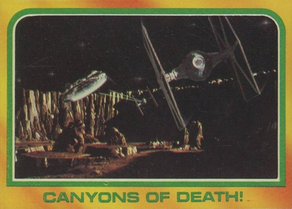 1980 Star Wars Empire Strikes Back Canyons of Death! #292 Non-Sports Card