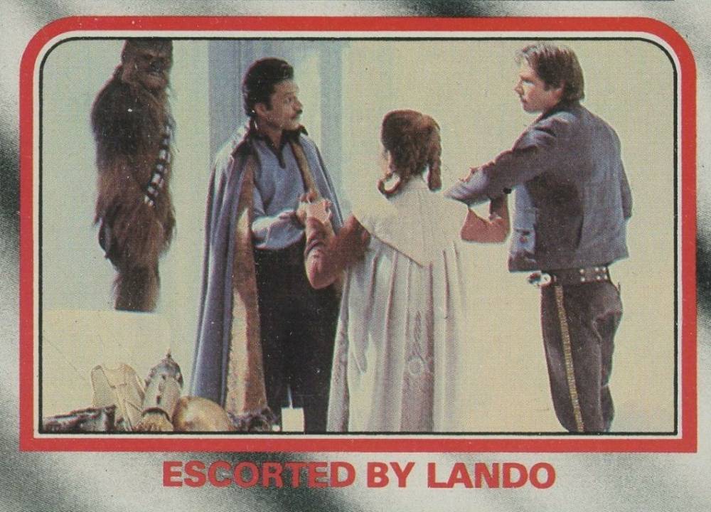 1980 Star Wars Empire Strikes Back Escorted by Lando #85 Non-Sports Card