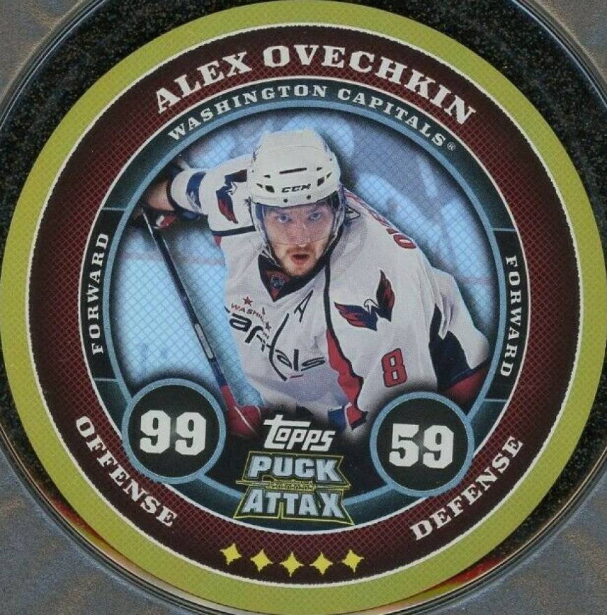 2009 Topps Puck Attax Alexander Ovechkin # Hockey Card