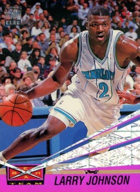 1993 Stadium Club Beam Team Larry Johnson #15 Basketball Card