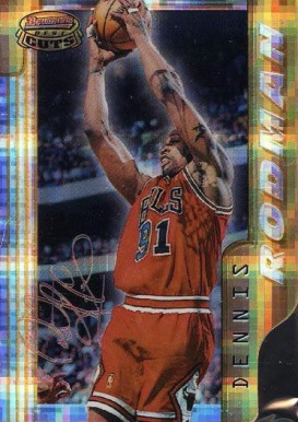 1996 Bowman's Best Cuts Dennis Rodman #BC17 Basketball Card