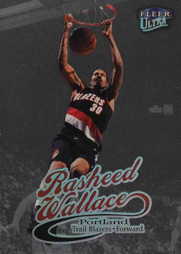 1998 Ultra Rasheed Wallace #16P Basketball Card