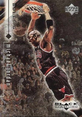 Michael Jordan 1998 Upper Deck #9 Black Diamond Card PGI 10 — Rookie Cards