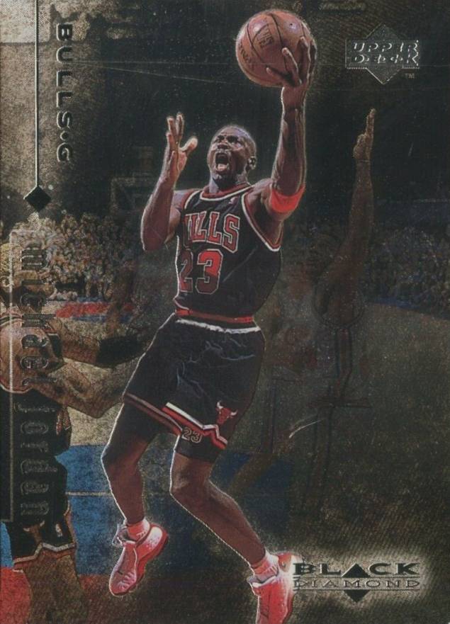 1998 Upper Deck Black Diamond Michael Jordan #23s Basketball Card