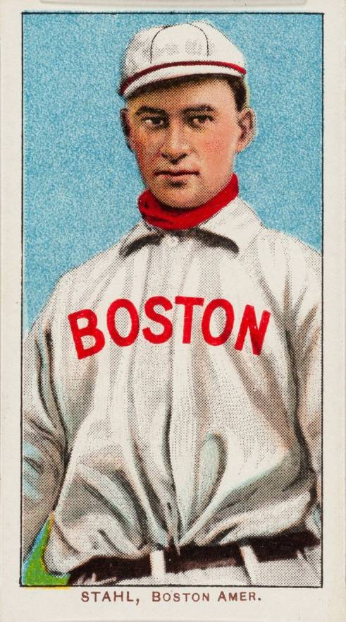 1909 White Borders Piedmont 350  Stahl, Boston Amer. #459 Baseball Card