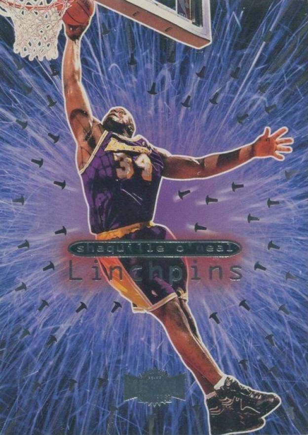 1998 Metal Universe Linchpins Shaquille O'Neal #1 Basketball Card