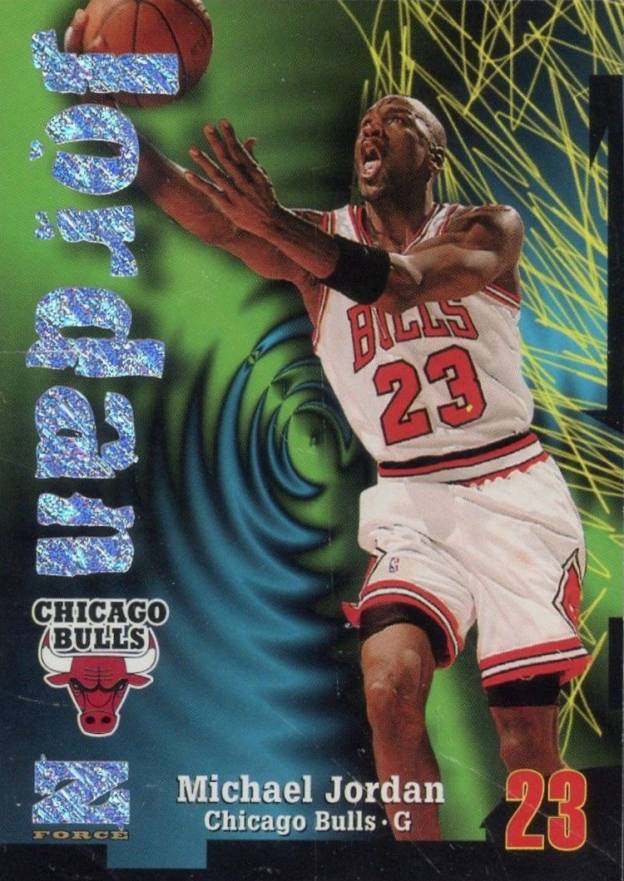 1997 Skybox Z-Force Michael Jordan #23 Basketball Card
