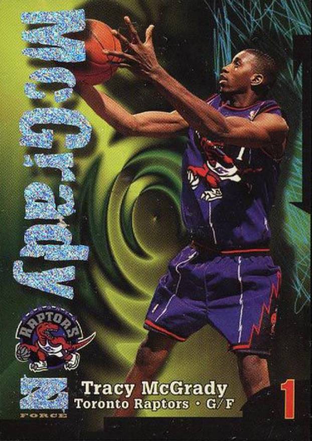 1997 Skybox Z-Force Tracy McGrady #172 Basketball Card
