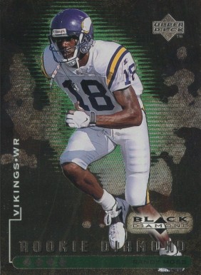 1998 Upper Deck Black Diamond Rookies Randy Moss #97 Football Card