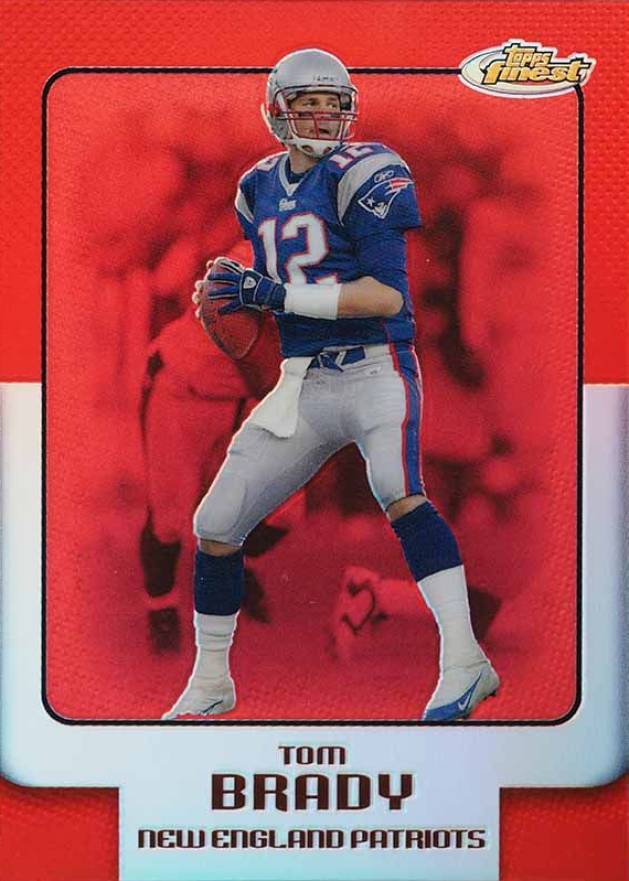 2006 Finest Tom Brady #105 Football Card