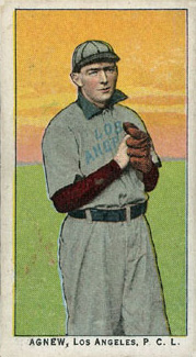 1911 Obak Red Back Agnew, Los Angeles, P.C.L. # Baseball Card