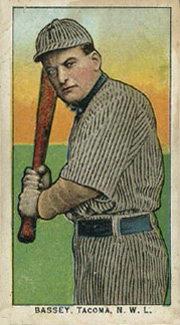 1911 Obak Red Back Bassey, Tacoma. N.W.L. # Baseball Card