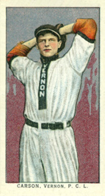 1911 Obak Red Back Carson, Vernon P.C.L. # Baseball Card