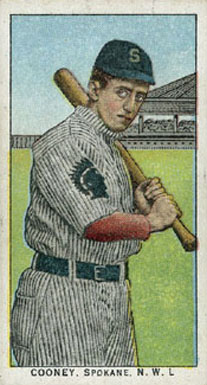 1911 Obak Red Back Cooney, Spokane. N.W.L. # Baseball Card
