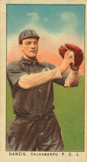 1911 Obak Red Back Danzig, Sacramento. P.C.L. # Baseball Card